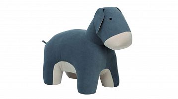 Пуф детский Burro, цвет Серый + молочный